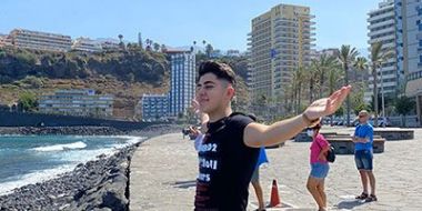 Erasmus+ student Sahin in Tenerife