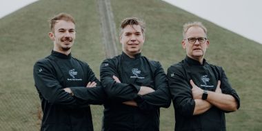 Djordy Van Kemseke, Marijn Coertjens en Raoul Andriessen 