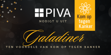 PIVA diner ten voordele van Kom op tegen kanker