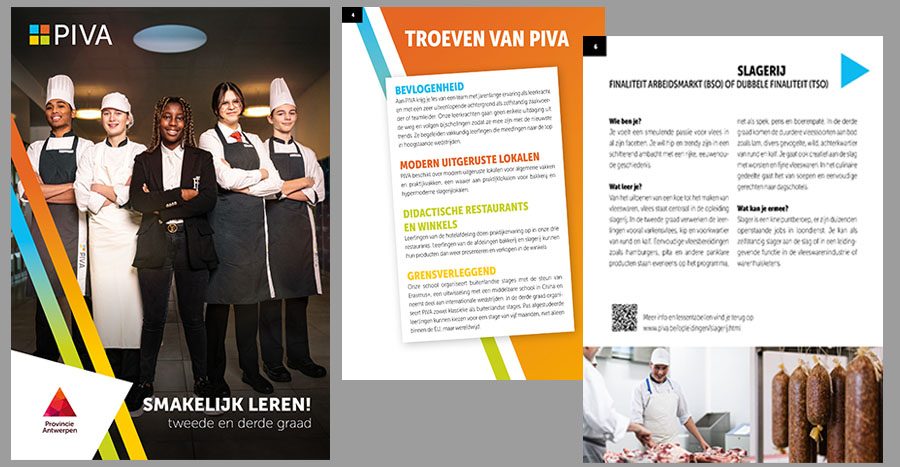 PIVA brochure voor de 2de en 3de graad